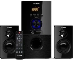 Kompiuterio kolonėlės Speaker Set computer SVEN SV-013233 (2.1, juodos spalvos)