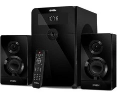 Kompiuterio kolonėlės Speakers SVEN MS-2250, juodas (80W, FM, USB/SD, Ekranas, RC, Bluetooth), SV-016722