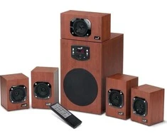 Kompiuterio kolonėlės Genius SW-HF5.1 4600 V2 kompiuterio garsiakalbiai (31730016400)