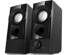 2.0 speakers SVEN 357, juodas, USB, power output 2x3W (RMS)