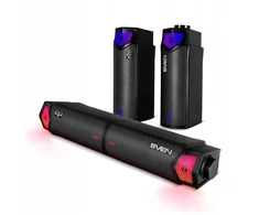 Kompiuterio kolonėlės „Sven Soundbar Mini SB-G1450“ kompiuterio garsiakalbiai, juodi (USB, RGB)
