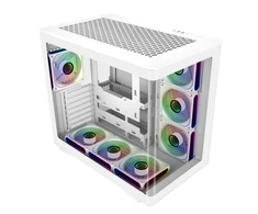 Kompiuterio korpusas Cooler Master Elite 600 Midi Tower, Baltas, 7 ventiliatoriai