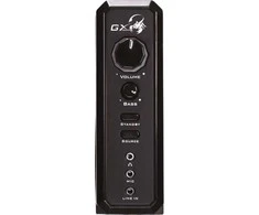 Kompiuterio kolonėlės Genius głośniki GX GAMING SW-G2.1 2000, 2.1, 45W, juoda, garsumo valdymas, 3,5 mm jack (USB)