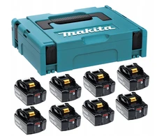 Makita Komplektas 18V, 8xBL1860B, MAKPAC 1 Makita