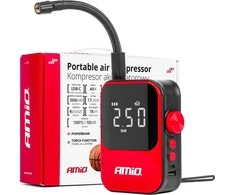 Belaidis automobilinis kompresorius 40W su powerbank AMIO-03690