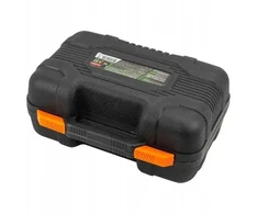 kompresorius automobilinis Rockforce kompresorius automobilinis, kompresorius dwutłokowy (65l/min, 3 antgaliai, LED) 12V su lagaminu