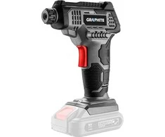 GRAPHITE kompresorius akumuliatorinis Energy+ 18V, be akumuliatoriaus ir kroviklio