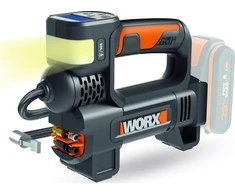 WORX akumuliatorinė daugiafunkcė oro pompa WX092.9, 10 bar, LED, be akumuliatoriaus