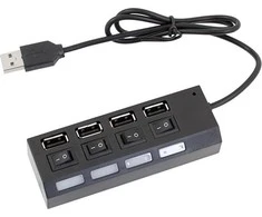 Ak228A 4 X USB Šakotuvas