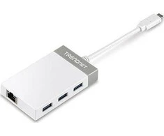 HUB USB TRENDnet 1x RJ-45 + 3x USB-A 3.0 (TU3-ETGH3)