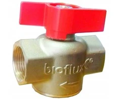 Concept Solution BIOFLUX* 3/4 colio rutulinis vožtuvas su drugelio tipo filtru