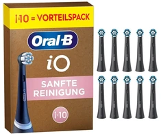 Końcówka Oral-B Antgaliai na šepetėliai iO Delikatne czyszczenie juoda 10 vnt. FFU