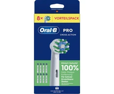 Końcówka Oral-B Dantų šepetėlis Heads Pro CrossAction 8 pcs. (994040)