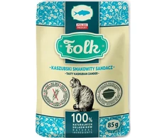 FOLK Tasty Kashubian zander – šlapias kačių maistas – 85g