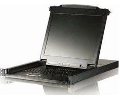 Aten | 8 prievadų PS/2-USB VGA 17" LCD KVM jungiklis su Daisy-Chain prievadu ir USB periferiniu palaikymu | CL5708M