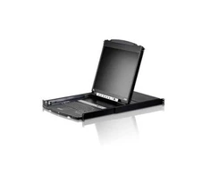 KVM konsolė Aten KVM LCD perjungiklis CL5808N, USB-PS/2, VGA, UK-Layout