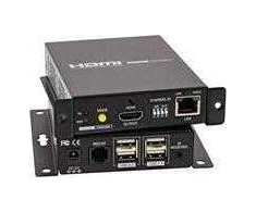 Inline Įmontuota KVM konsolė Įmontuotas HDMI USB KVM per IP ilgintuvas – 4K iki 100 m