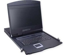 Konsolė KVM Value Konsolė KVM 19, 48 cm (19) TFT (16:9), VGA, USB, układ szwajcarski (CH)