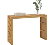 konsolinis stalas 110x35x75 cm medžio masyvo tiko