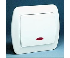 Kontakt Simon Susisiekite su Simon AW1L/11 Simon Akord Vienpolis jungiklis su apšvietimu AW1L/11