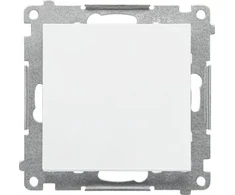Kontakt-Simon Contact-Simon kryžminė jungtis 55 TW7.01/X/111 be piktogramos, modulis 10 AX, 250V~, balta mat greitos jungtys
