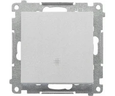 Kontakt-Simon Łącznik krzyżowy Kontakt-Simon 55 TW7.01/143 moduł 10 AX, 250V~, szybkozłącza aliuminio mat