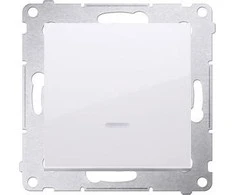 Kontakt Simon SINGLE SWITCH WITH BACKLIGHT DW1AL.01/11-SIMON54 250 V 16 A