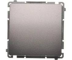 Kontakt-Simon Single Simon Basic 10AX 250V inox (BMW1.01 / 21)