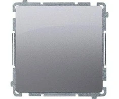 Kontakt-Simon Single Simon Basic 10AX 250V inox (BMW1.01 / 21)