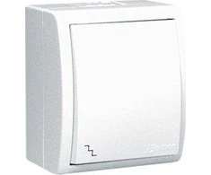 Kontakt Simon LAIPTŲ JUNGTIS N/T IP54 AQUARIUS BALTA