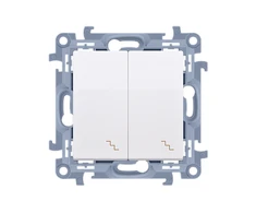 Elektro Plast 48.217 Paskirstymo blokas-šakos 2x1 polių AL/CU 35-150mm2 geltonai žalias plokščias montavimas ir TH bėgelis WLZ35/2x150/su 48.217