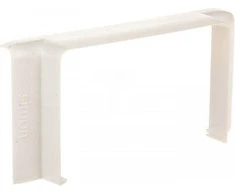 Kontakt-Simon T- jungtis prie Cabloplus kanalo 90x55mm / 130x55mm / 160x55mm / 185x55mm grynojo balto (TK106208- 9)