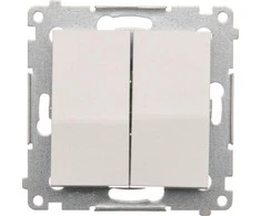 Kontakt Simon DVIGUBAS APŠVIESTAS JUNGIKLIS DW5A.01/11-SIMON54 250 V 16 A