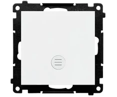 Kontakt Simon TW1ZL.01/111 Simon 55 Vienpolis jungiklis su LED įjungimo indikacija (modulis) 10 AX, 250 V~, greitosios jungtys Matinės baltos spalvos TW1ZL.01/111