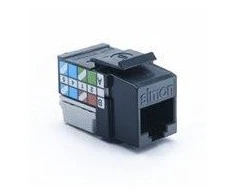 Kontakt-Simon Vieno kompiuterio lizdo RJ45 cat.6 įdėklas nepatikrintas juoda - CJ645U
