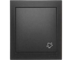 Kontakt-Simon Simon Aquaclick Bell mygtukas, 10 AX, 250 V juoda ACD1 / 49
