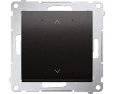 Kontakt-Simon Simon 54 GO Mygtukų valdiklis roletų valdymui išmaniuoju telefonu WiFi 2x5A 230V (modulis) antracitas DEZ1W.01/48