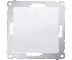 Kontakt-Simon Simon 54 GO Mygtukų valdiklis roletų valdymui išmaniuoju telefonu WiFi 2x5A 230V (modulis) baltas DEZ1W.01/11