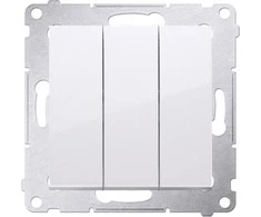 Kontakt Simon Orno TRIPLE PUSH BUTTON DP31.01/11-SIMON54 250 V 10 A