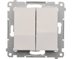 Kontakt Simon MOMENTINIS DVIGUBAS MYGTUKAS DP2.01/11-SIMON54 250 V 10 A