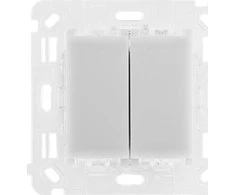 Kontakt-Simon Simon 54 Touch Connector / dvigubas universalus mygtukas, 230V 2x6A ST2M