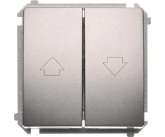 Kontakt-Simon Simon bazinis mygtukas 10A 250V inox (BMZ1.01 / 21)