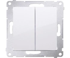 Orno DOUBLE INTERMEDIATE SWITCH DW7/2.01/X/11-SIMON54 250 V 10 A