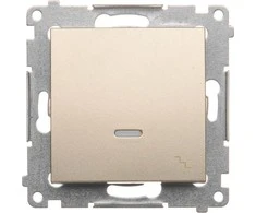 Kontakt-Simon Stebulės jungtis apšviesta aukso kilimėlis - DW6L.01 / 44
