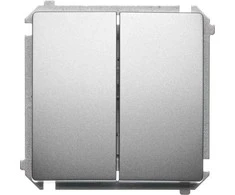 Kontakt-Simon Simon Basic dvigubas 10AX 230V satIII (BMW6 / 2.01 / 29)