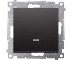 Kontakt-Simon Simon 54 Vieną mygtuką su LED pašvietimu be piktogramos (Modulis) 10AX 250V