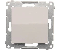 Kontakt-Simon Vieno mygtuko Simon 54 divisible 10AX 250V balta (LNG 1.01 / 11)