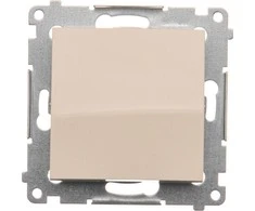 Kontakt-Simon Vieno mygtuko Simon 54 ištikimi 16AX 250V kremai (DP1A.01 / 41)