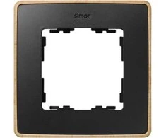 Kontakt-Simon Simon Detail 82 Vieno rėmo Detail Select-wood GRAFIT / Base Wood 8201610- 271