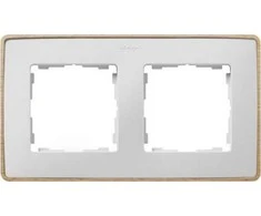 Kontakt-Simon Simon Detail 82 Dukart rėmelis Detail SelecT-wood balta / base Wood 8201620- 270